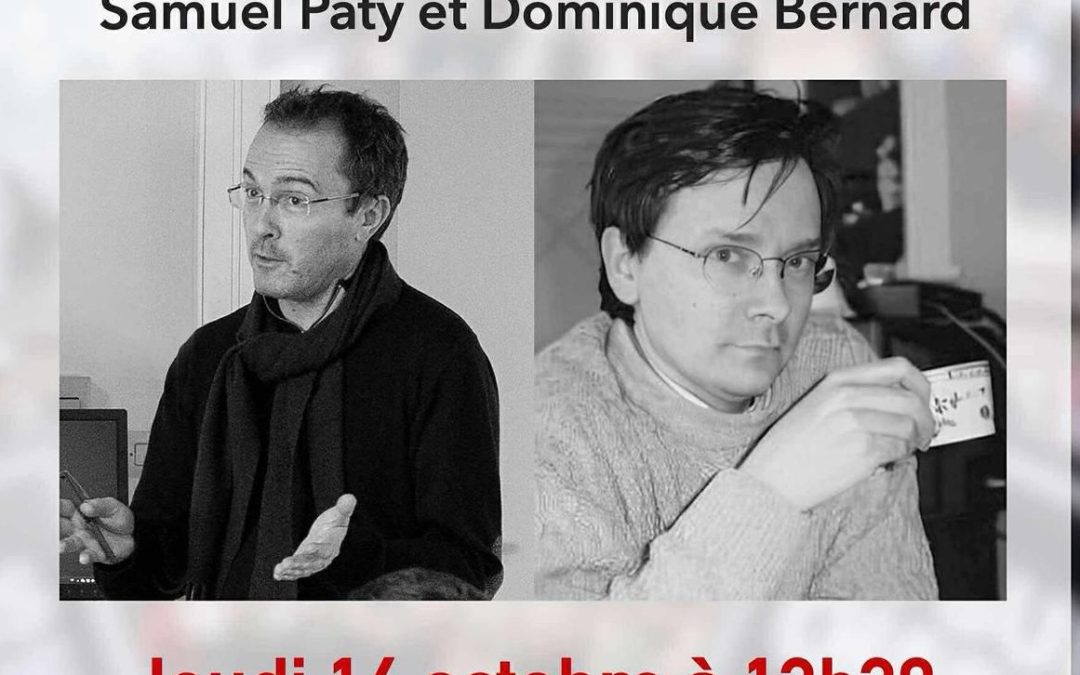 Jeudi 16 octobre : Cérémonie d’hommage à Samuel Paty et Dominique Bernard