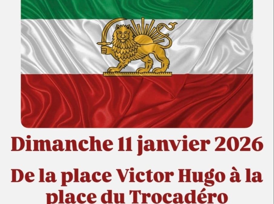 Dimanche 11 janvier 15h : Marche en soutien au peuple iranien.