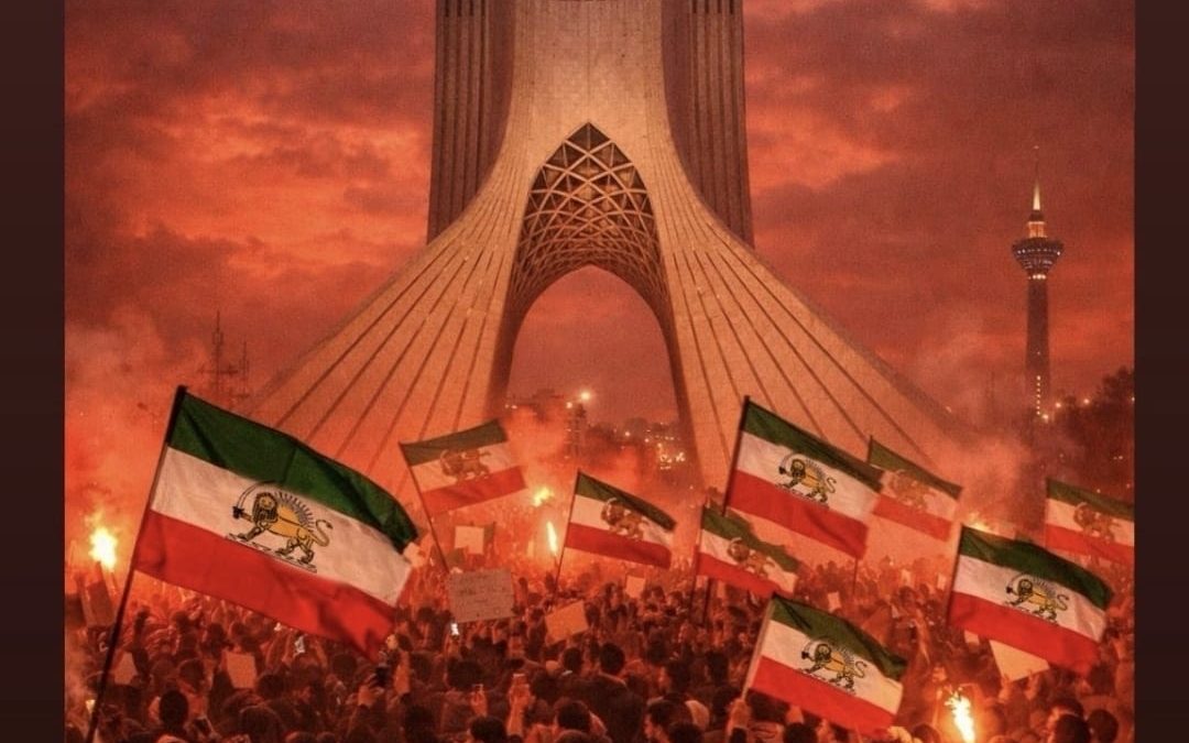 Rassemblement en soutien au soulèvement en Iran