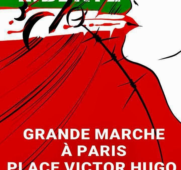 Dimanche 14 septembre à 15H : Grande marche pour le #MahsaDay
