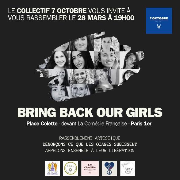 Jeudi 28 mars : RV 19H Place Colette